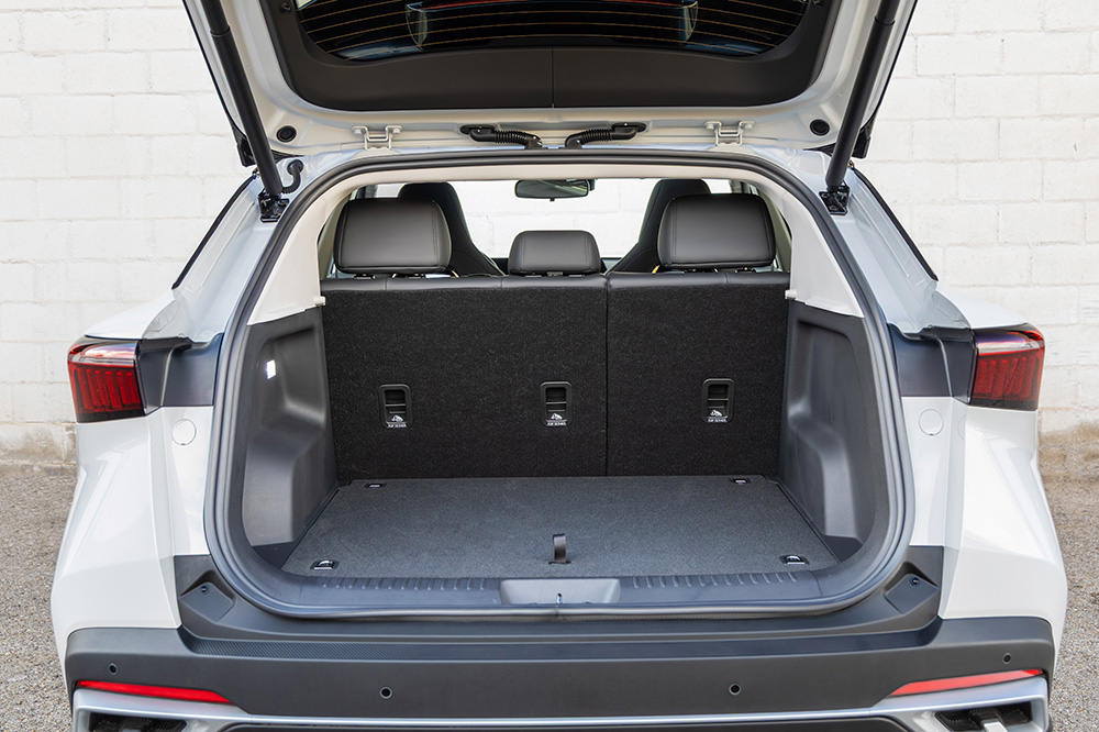 Detalle del maletero del Omoda 5.