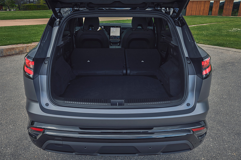 La boca de carga del maletero es la típica de un SUV.