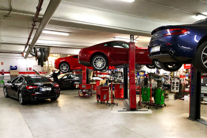 Taller mecánico de coches
