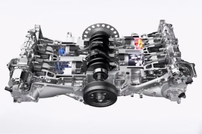 Motor boxer Subaru